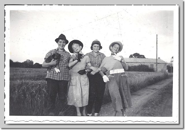 Fra venstre: Berrith, Knud, Inge, Georg